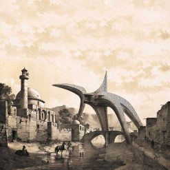 Contemporary sculptures in Painting of Jean Flandin from Iran – 09